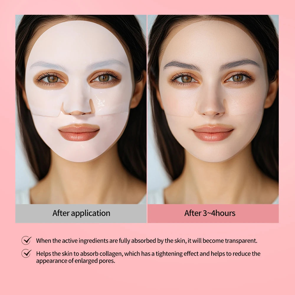 Mascarilla profunda de biocolágeno: tratamiento de hidrogel nocturno