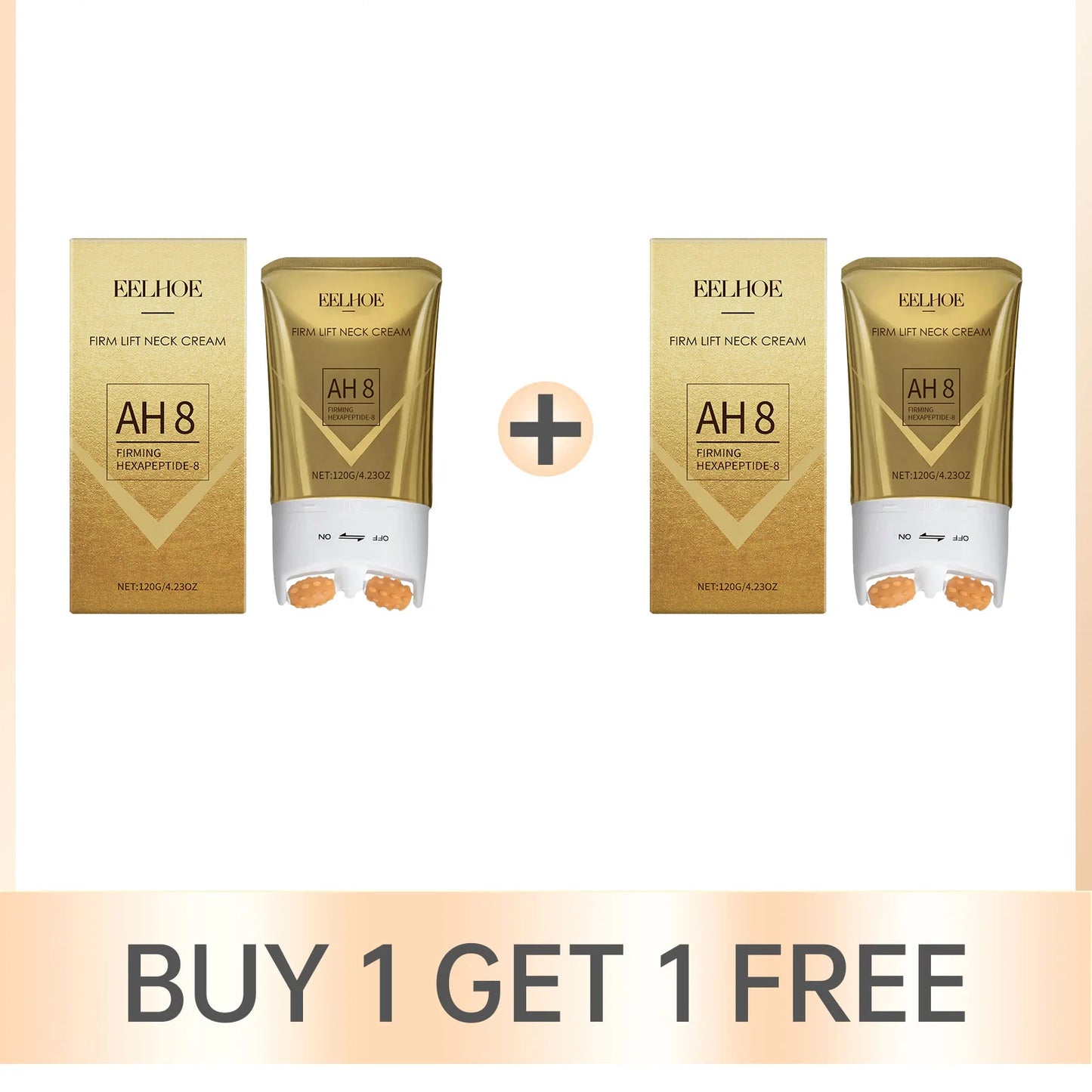 Roller Neck Cream - Moisturizes & Cares for Neck Skin