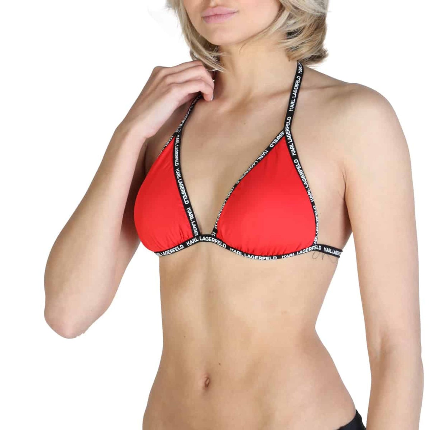 Karl Lagerfeld Red Passion Padded Swimsuit