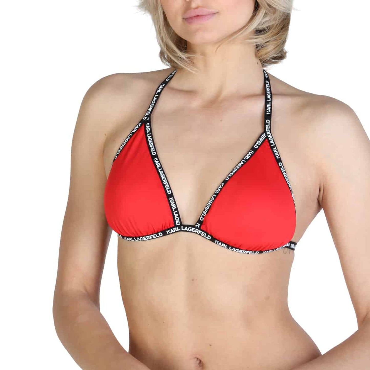 Karl Lagerfeld Red Passion Padded Swimsuit