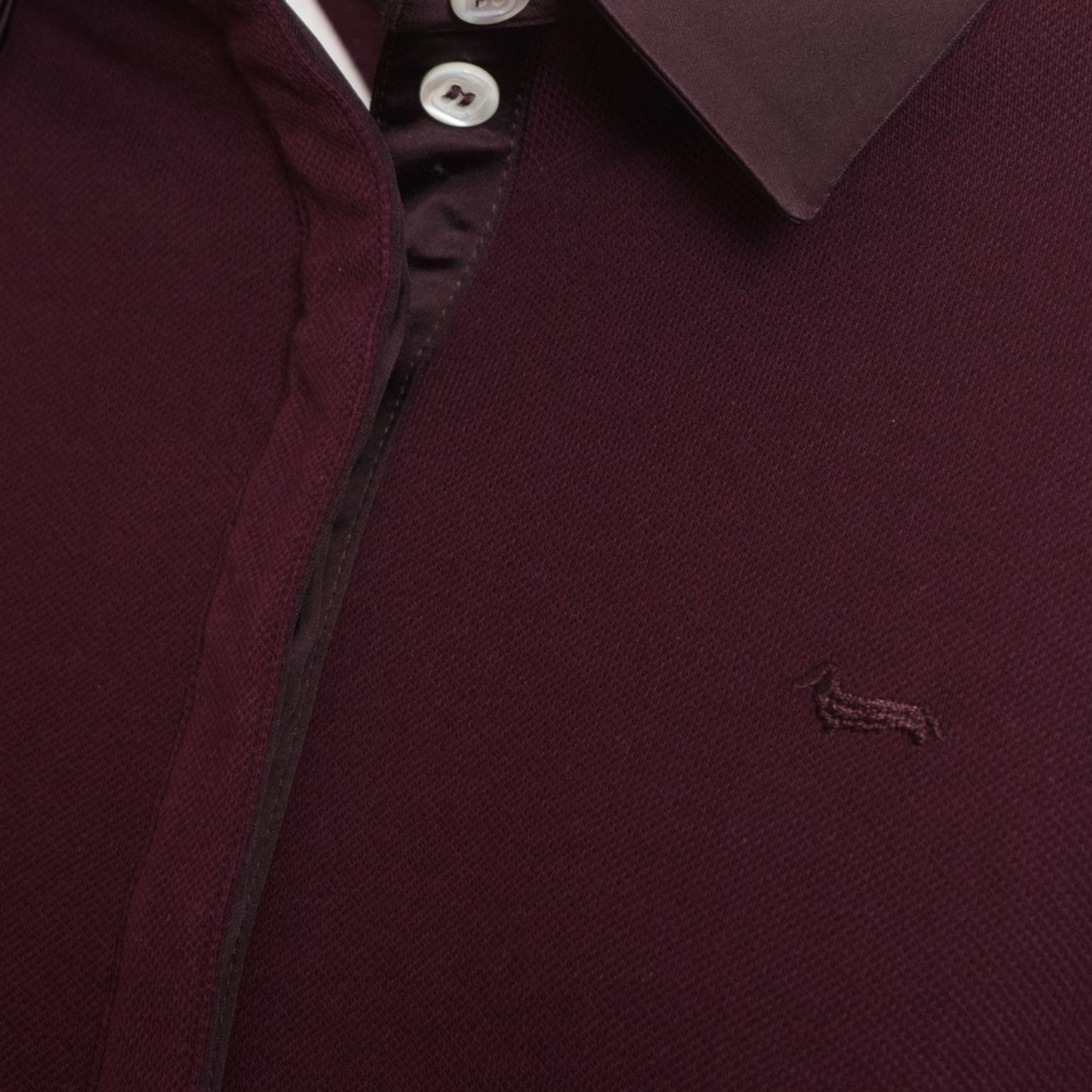 Harmont&Blaine Solid Color Long-Sleeve Polo