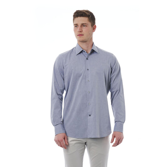 Bagutta Classic Grey Men's Shirt