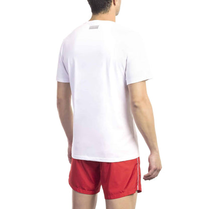 Bikkembergs Beachwear Spring/Summer Cotton-Elastane T-Shirt