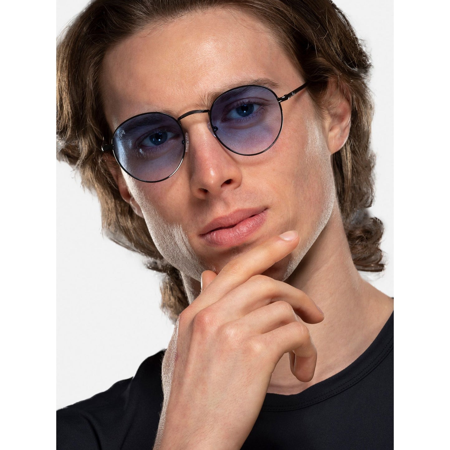 Twig Spring/Summer Unisex Metal Frame Sunglasses