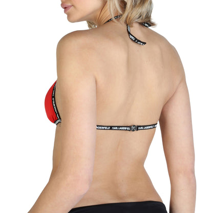 Karl Lagerfeld Red Passion Padded Swimsuit