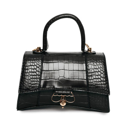 Egon Von Furstenberg Luxury Polyurethane Handbag with Removable Strap