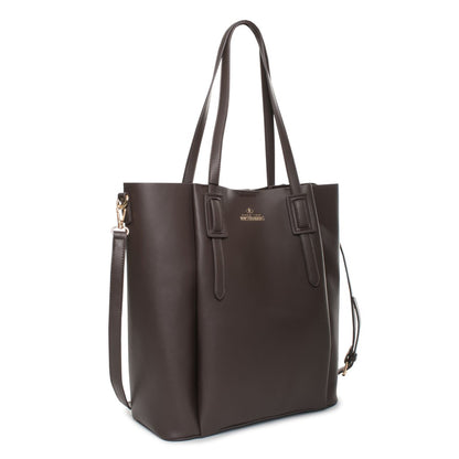 Egon Von Furstenberg Elegant Polyurethane Shoulder Bag with Adjustable Strap