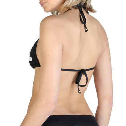Karl Lagerfeld Black White Contrast Padded Swimsuit