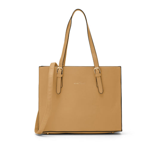 Bolso de hombro grande Twig de piel sintética con correa extraíble