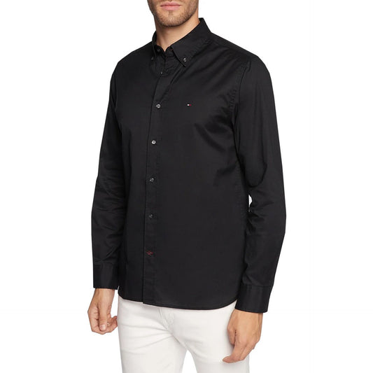 Tommy Hilfiger Black Button-Down Shirt
